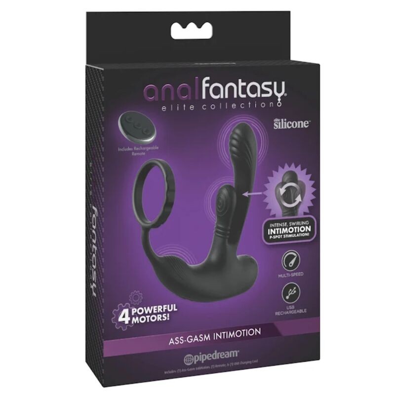 ANAL FANTASY ELITE ASS GASM INTIMOTION ESTIMULADOR ANAL Y PERINEAL RECARGABLE