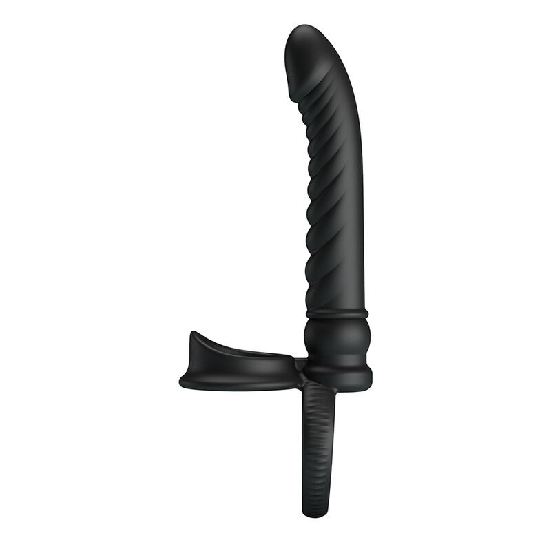 PRETTY LOVE MERRITT VIBRADOR ANAL CON ANILLO Y VIBRACIoN NEGRO