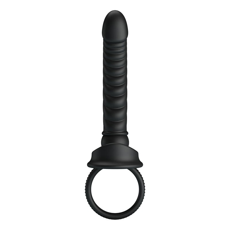 PRETTY LOVE MERRITT VIBRADOR ANAL CON ANILLO Y VIBRACIoN NEGRO