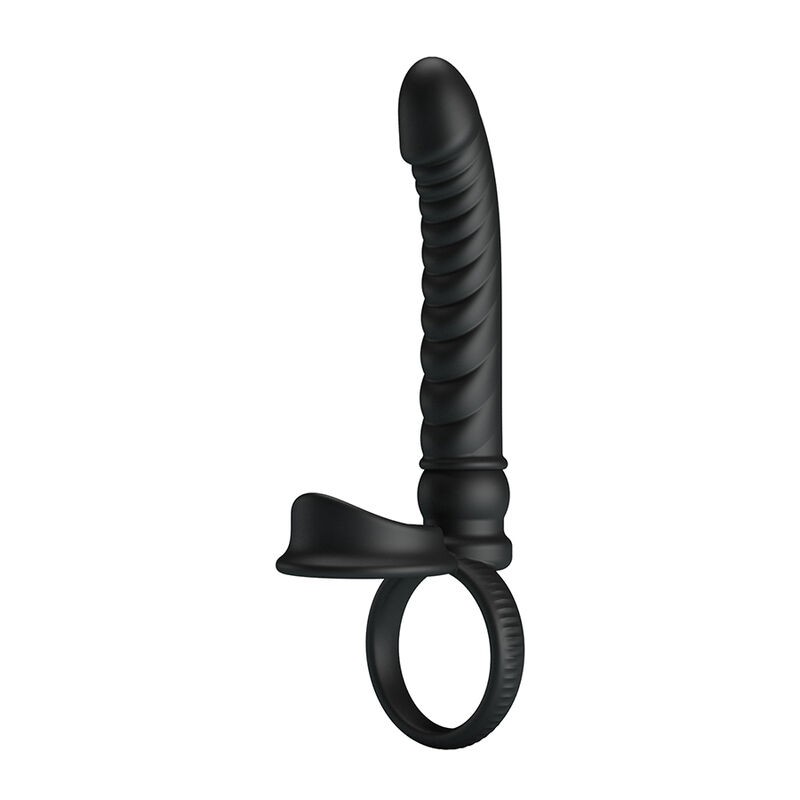 PRETTY LOVE MERRITT VIBRADOR ANAL CON ANILLO Y VIBRACIoN NEGRO