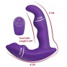 SHEEO ESTIMULADOR ANAL VIBRADOR ROTATIVO CON CONTROL REMOTO MORADO