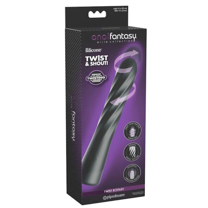 ANAL FANTASY ELITE TWIST ECSTASY ESTIMULADOR ANAL GIRATORIO RECARGABLE
