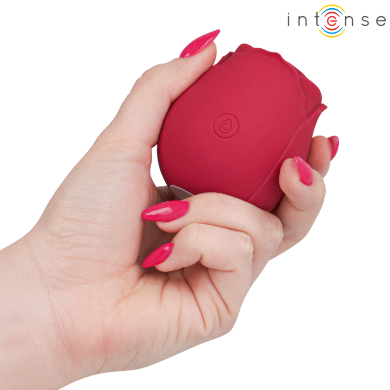 INTENSE CAMELLIA ROSA SUCCIONADOR DE CLiTORIS POR ONDAS BURDEOS