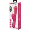 PRETTY LOVE WINTERS VIBRADOR RABBIT MULTIFUNCIoN CON PANTALLA LED ROSA