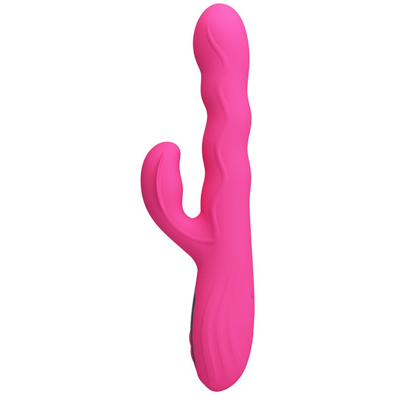 PRETTY LOVE WINTERS VIBRADOR RABBIT MULTIFUNCIoN CON PANTALLA LED ROSA