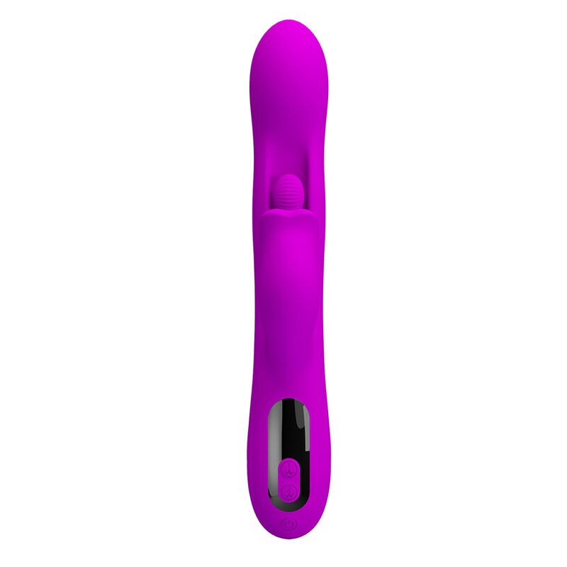 PRETTY LOVE YALANDA VIBRADOR RABBIT OSCILANTE CON PANTALLA LED MORADO