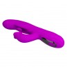 PRETTY LOVE YALANDA VIBRADOR RABBIT OSCILANTE CON PANTALLA LED MORADO