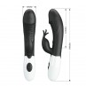 PRETTY LOVE RASMUSSEN VIBRADOR RABBIT 30 FUNCIONES NEGRO