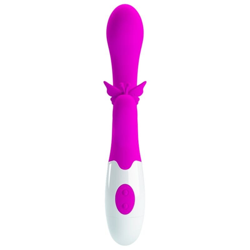 PRETTY LOVE BUTTERFLY KISS VIBRADOR RABBIT 30 FUNCIONES MORADO