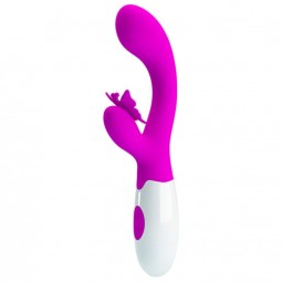 PRETTY LOVE BUTTERFLY KISS VIBRADOR RABBIT 30 FUNCIONES MORADO