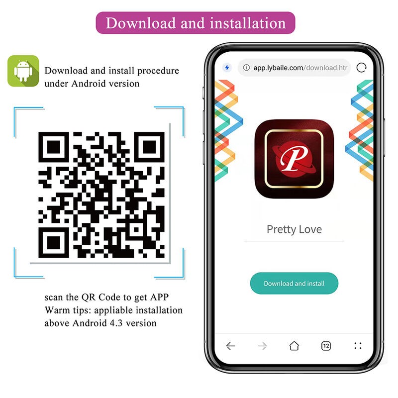 PRETTY LOVE KLAY VIBRADOR HUEVO CON EMPUJE APP CONTROL MORADO