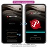 PRETTY LOVE KLAY VIBRADOR HUEVO CON EMPUJE APP CONTROL MORADO