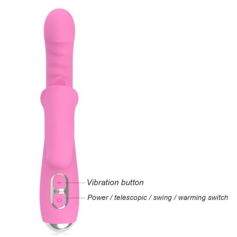 NALONE T MAY VIBRADOR RABBIT CON EMPUJE Y MOVIMIENTO OSCILANTE