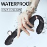 NALONE ALLOW VIBRADOR DOBLE CON ROTACIoN Y EMPUJE NEGRO