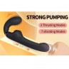 NALONE ALLOW VIBRADOR DOBLE CON ROTACIoN Y EMPUJE NEGRO