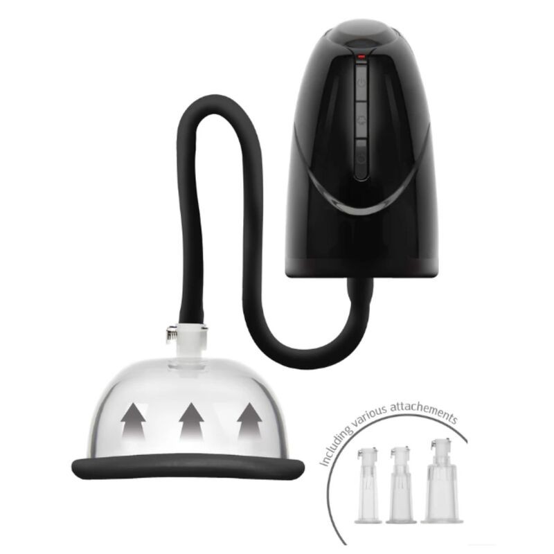 SHEEO BOMBA AUTOMaTICA DE VACiO PARA VAGINA Y CLiTORIS NEGRA