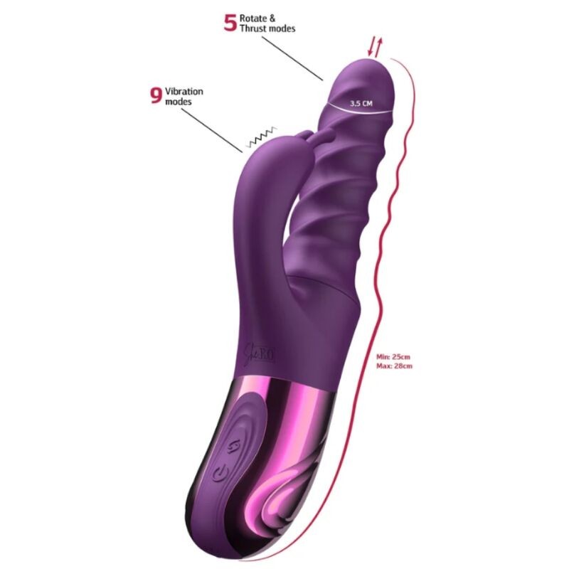 SHEEO VIBRADOR RABBIT SWIRL MORADO