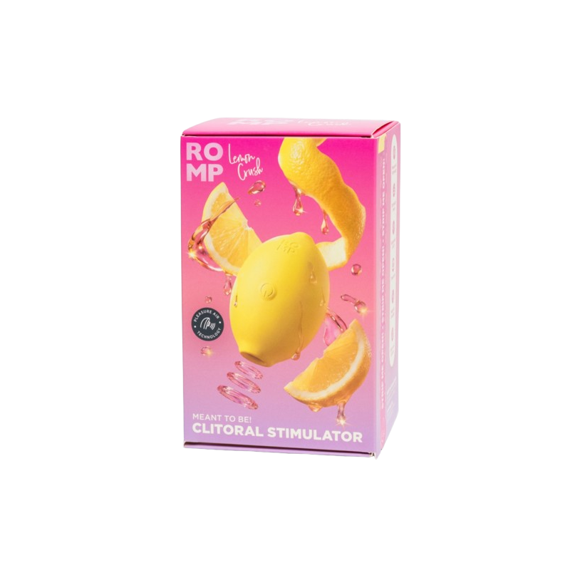 ROMP LEMON CRUSH ESTIMULADOR DE CLiTORIS POR ONDAS DE PRESIoN AMARILLO