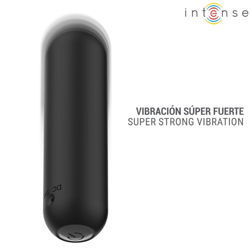 INTENSE JUDY BALA VIBRADORA RECARGABLE CON CONTROL REMOTO NEGRO