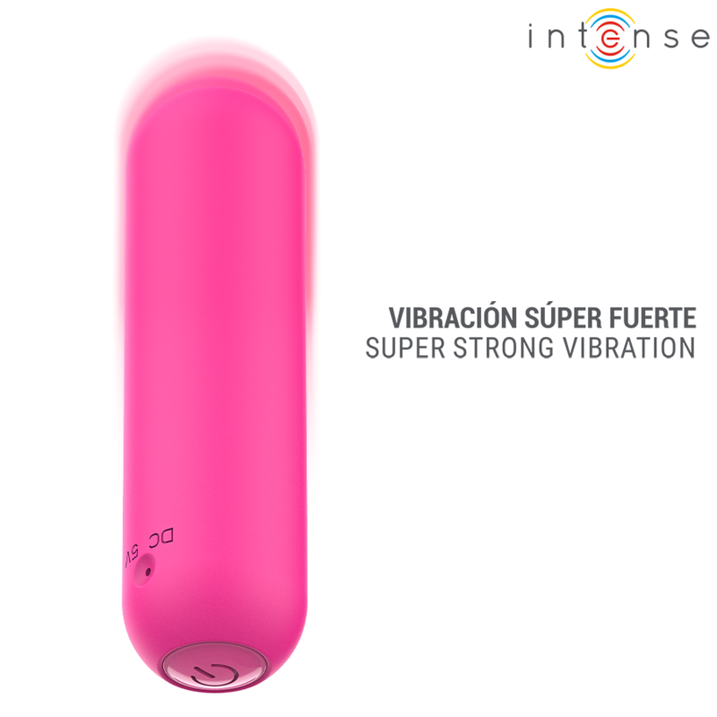 INTENSE JUDY BALA VIBRADORA RECARGABLE CON CONTROL REMOTO ROSA