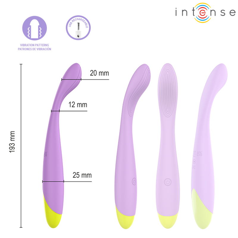 INTENSE LUCCA G POINT ESTIMULADOR FLEXIBLE RECARGABLE USB