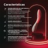 LELO MONA SPECTRA MASAJEADOR iNTIMO CON LUZ ROJA RECARGABLE APP CONTROL