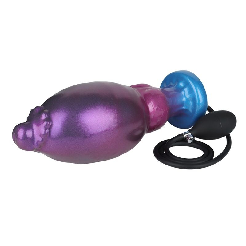 POWER MONSTERS RIFT TITAN DILDO HINCHABLE FANTASiA BICOLOR 24 CM Ø 5 CM