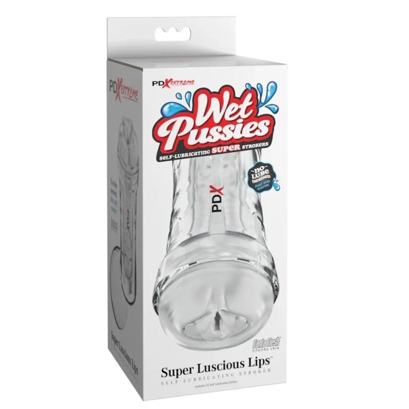 PDX EXTREME WET PUSSIES SUPER LUSCIOUS LIPS MASTURBADOR MASCULINO