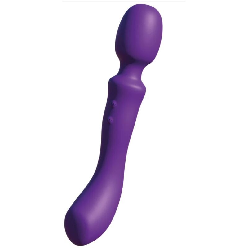 SHEEO WAND MASAJEADORA VIBRADORA DE DOBLE EXTREMO MORADA