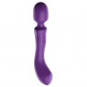 SHEEO WAND MASAJEADORA VIBRADORA DE DOBLE EXTREMO MORADA