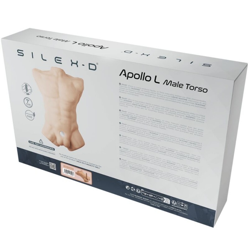 SILEXD APOLLO L TORSO REALiSTICO MASCULINO CARAMELO