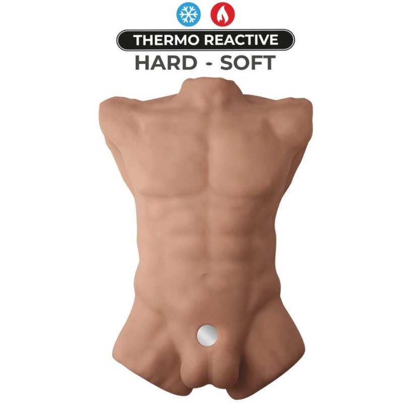 SILEXD APOLLO L TORSO REALiSTICO MASCULINO CARAMELO