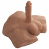 SILEXD APOLLO S TORSO BAJO REALiSTICO MASCULINO CARAMELO