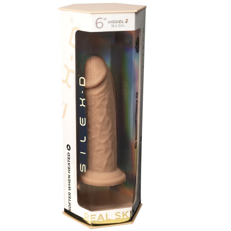 SILEXD PENE REALiSTICO MODELO 2 SILICONA TERMOREACTIVO 154 CM