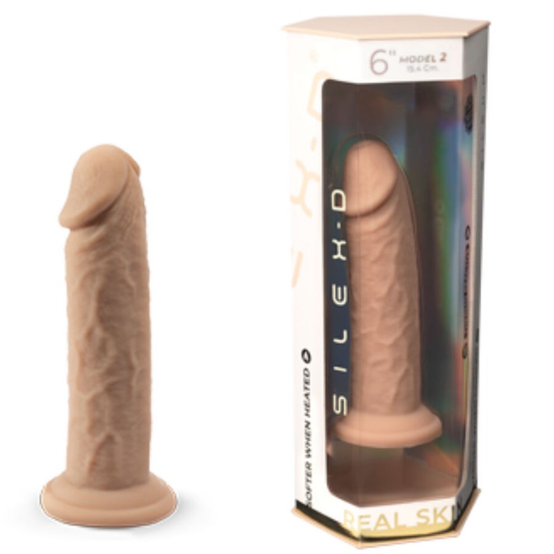 SILEXD PENE REALiSTICO MODELO 2 SILICONA TERMOREACTIVO 154 CM