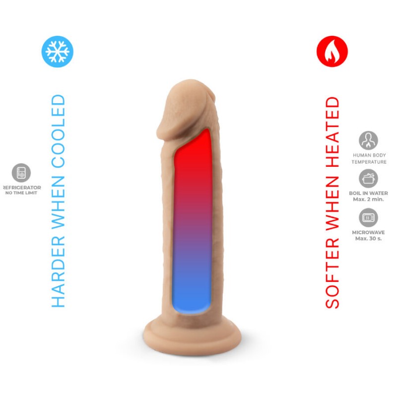 SILEXD PENE REALiSTICO MODELO 2 SILICONA TERMOREACTIVO 154 CM