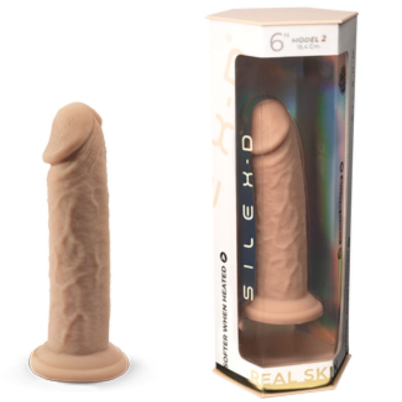 SILEXD PENE REALiSTICO MODELO 2 SILICONA PREMIUM TERMOREACTIVO 154 CM