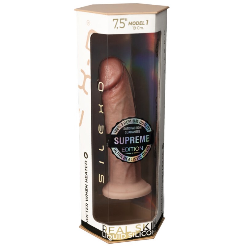 SILEXD PENE REALiSTICO MODELO 2 SILICONA PREMIUM TERMOREACTIVO 19 CM