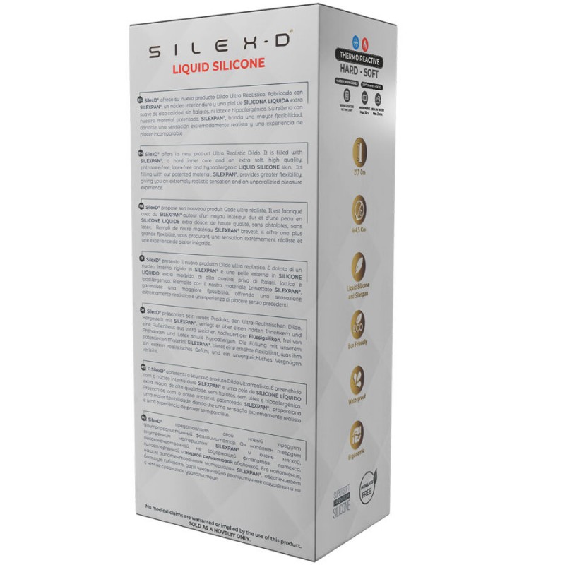 SILEXD PENE REALiSTICO MODELO 9 SILICONA LiQUIDA 228 CM
