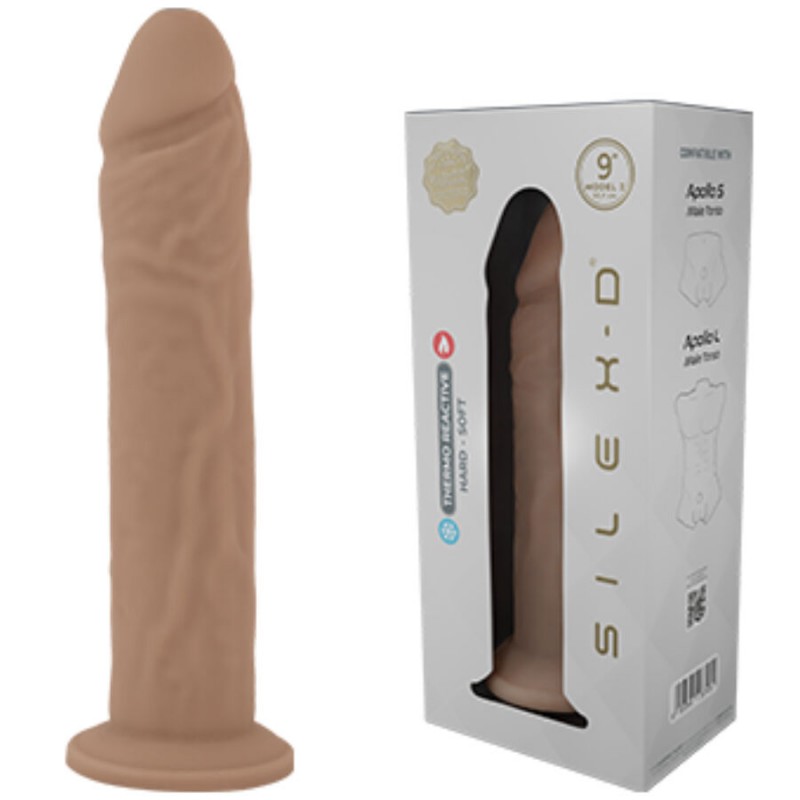 SILEXD PENE REALiSTICO MODELO 9 SILICONA LiQUIDA 228 CM