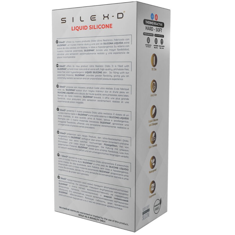 SILEXD PENE REALiSTICO MODELO 8 SILICONA LiQUIDA 206 CM