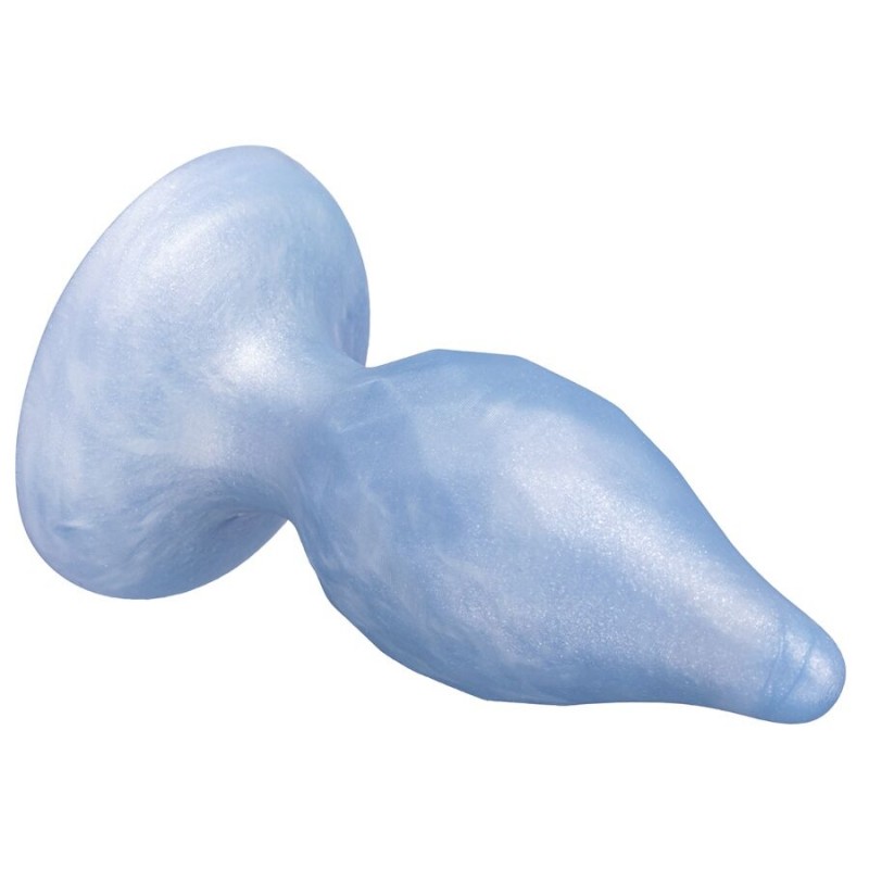 SILEXD DIAMOND PLUG ANAL FANTASY SILICONA LIQUIDA TERMOREACTIVO AZUL PERLA 92 CM
