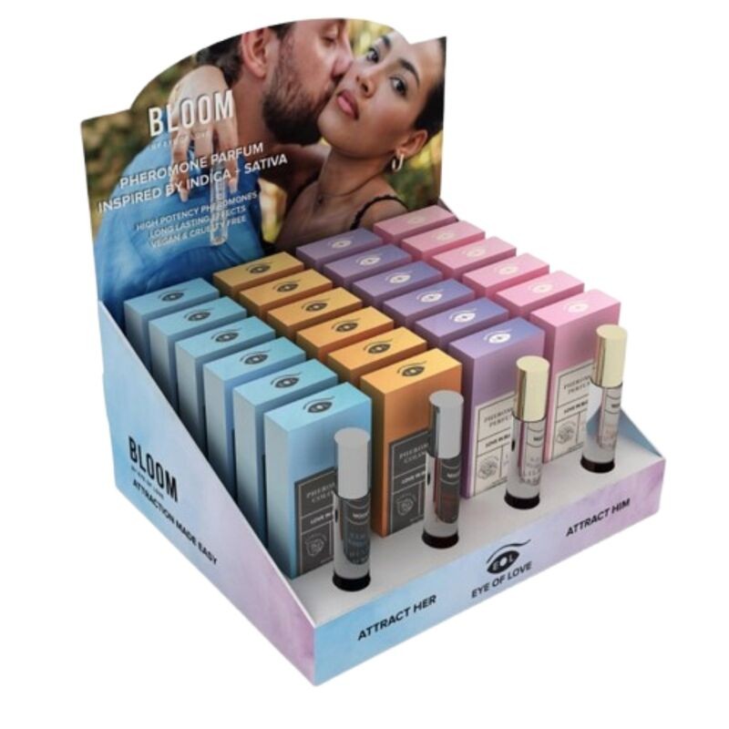 EYE OF LOVE BLOOM EXPOSITOR 4X6 PERFUMES 10 ML
