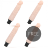 LOVECLONE JANSEN SELF LUBRICATION VIBRADOR REALiSTICO 26 CM O 42 CM 3 1 GRATIS