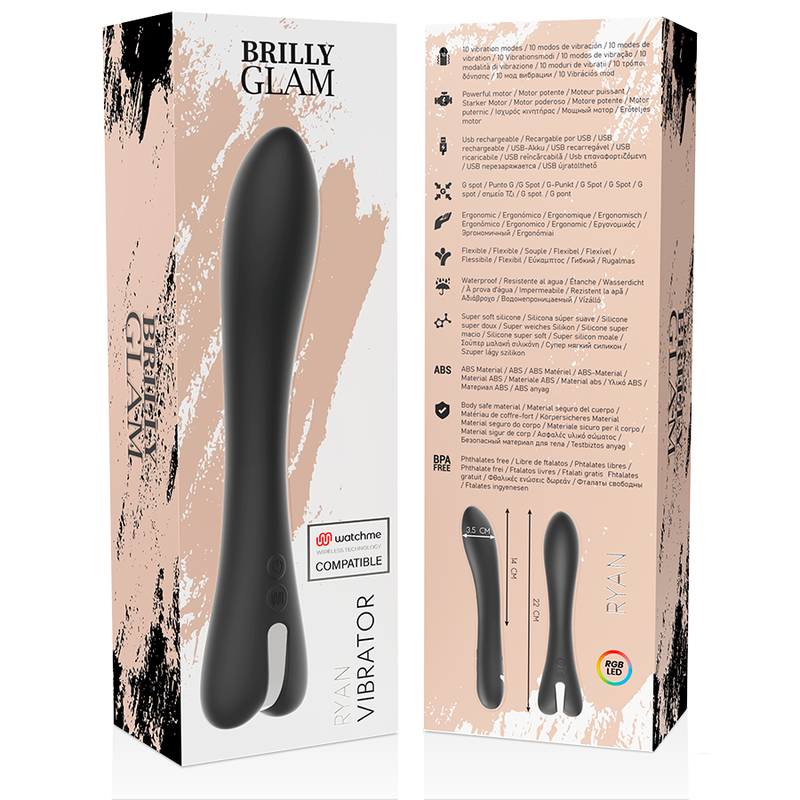 BRILLY GLAM RYAN VIBRADOR MANDO CONTROL REMOTO WATCHME