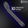 IBIZA VIBRADOR DE PUNTO G CON VIBRACIoN NEGRO