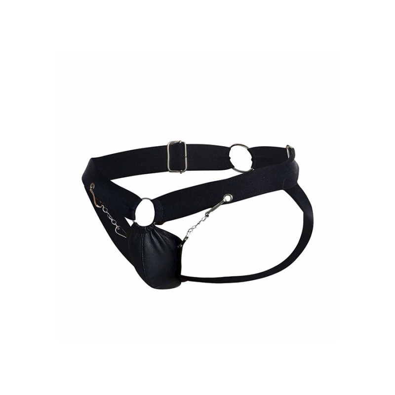 MOB DNGEON JOCKSTRAP DE CADENA NEGRA TALLA uNICA