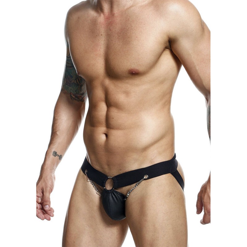 MOB DNGEON JOCKSTRAP DE CADENA NEGRA TALLA uNICA