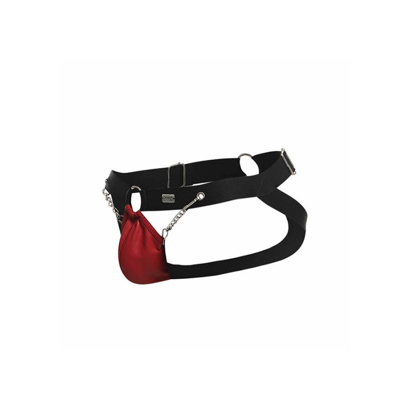 MOB DNGEON JOCKSTRAP ROJO CON CADENAS TALLA uNICA