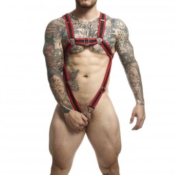 MOB DNGEON ARNeS CRUZADO ROJO PARA EL PENE TALLA uNICA
